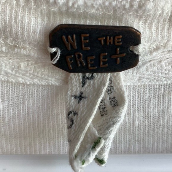 Free People Ivory Ombré Cozy Up Henley Long Sleeve Shirt - Picture 5 of 10